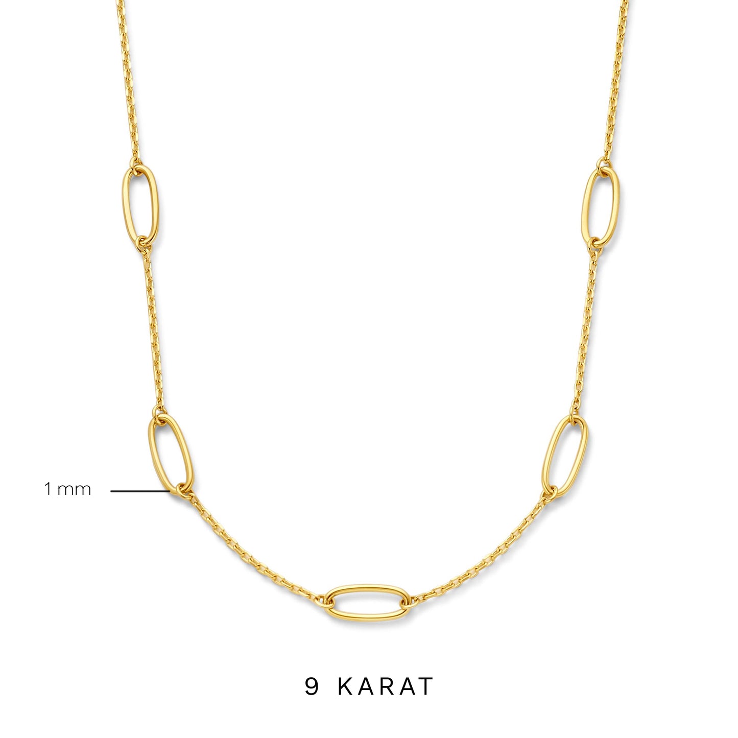 Regalo d'Amore 9 karat gold necklace and bracelet gift set - Beloro jewels