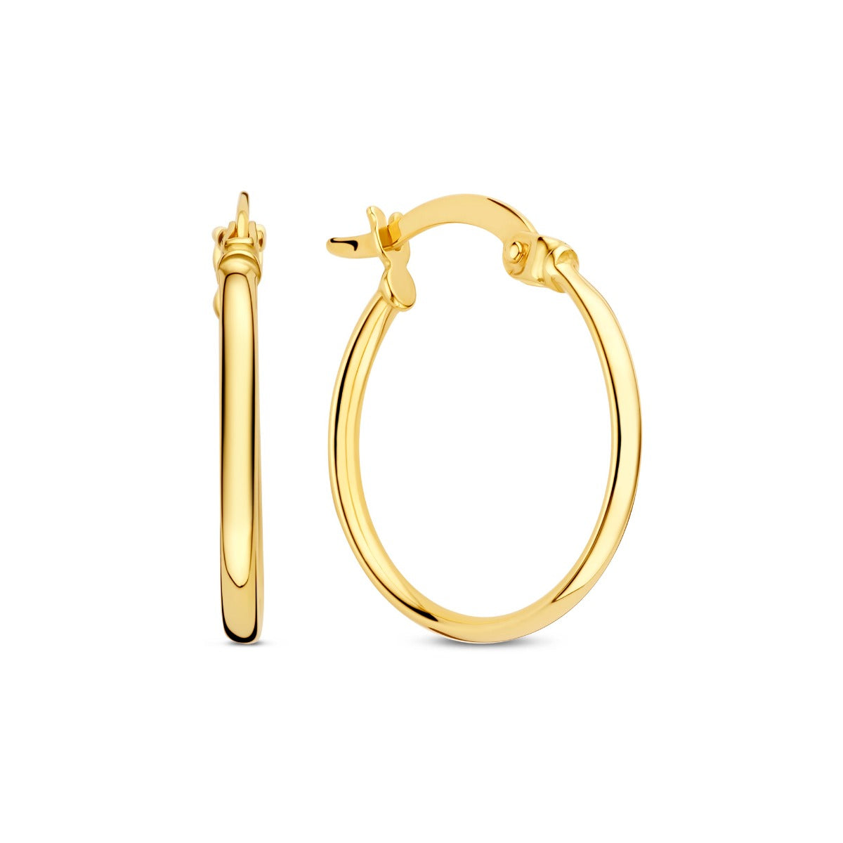 Regalo d'Amore 9 karat gold hoop earrings gift set - Beloro jewels