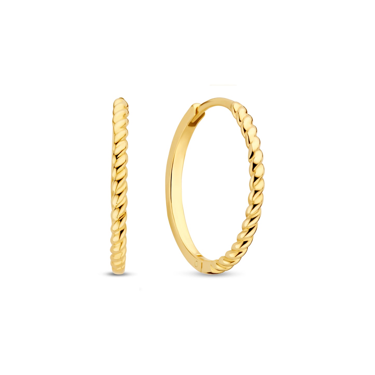 Regalo d'Amore 9 karat gold hoop earrings gift set - Beloro jewels