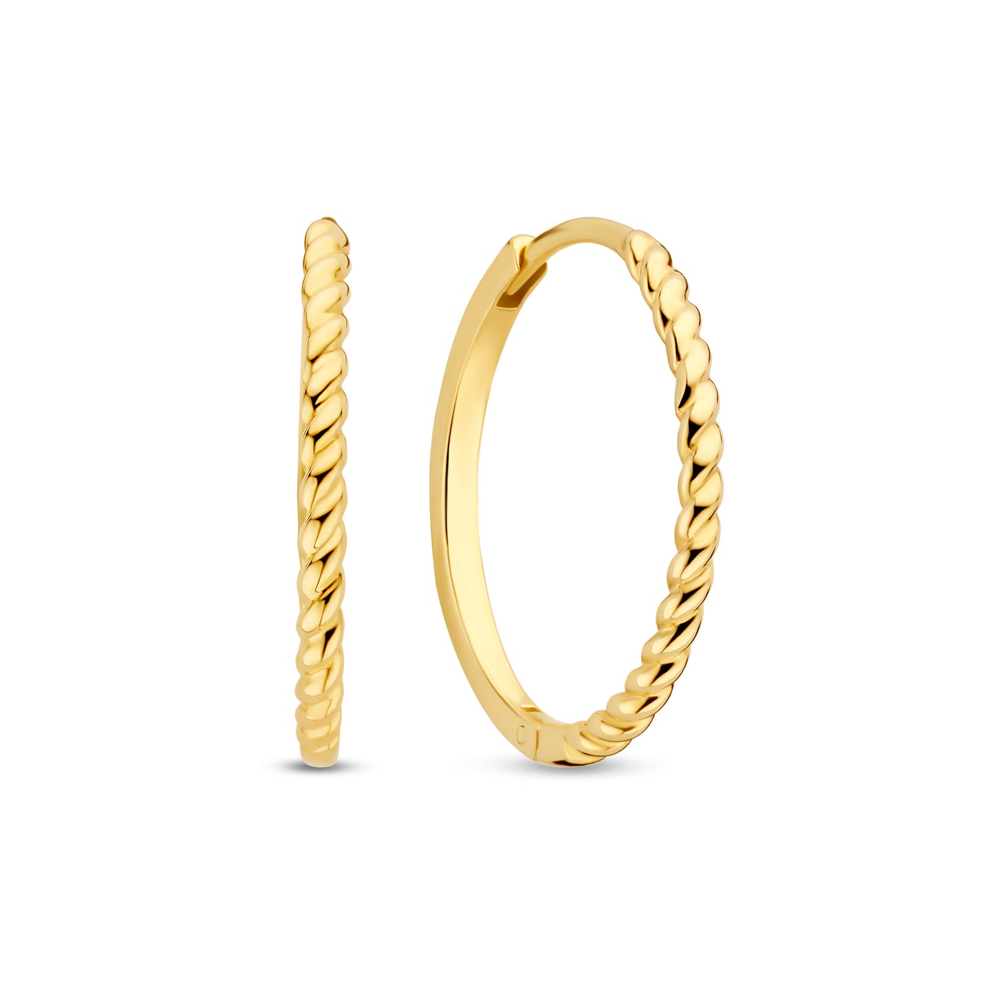 Regalo d'Amore 9 karat gold hoop earrings gift set - Beloro jewels