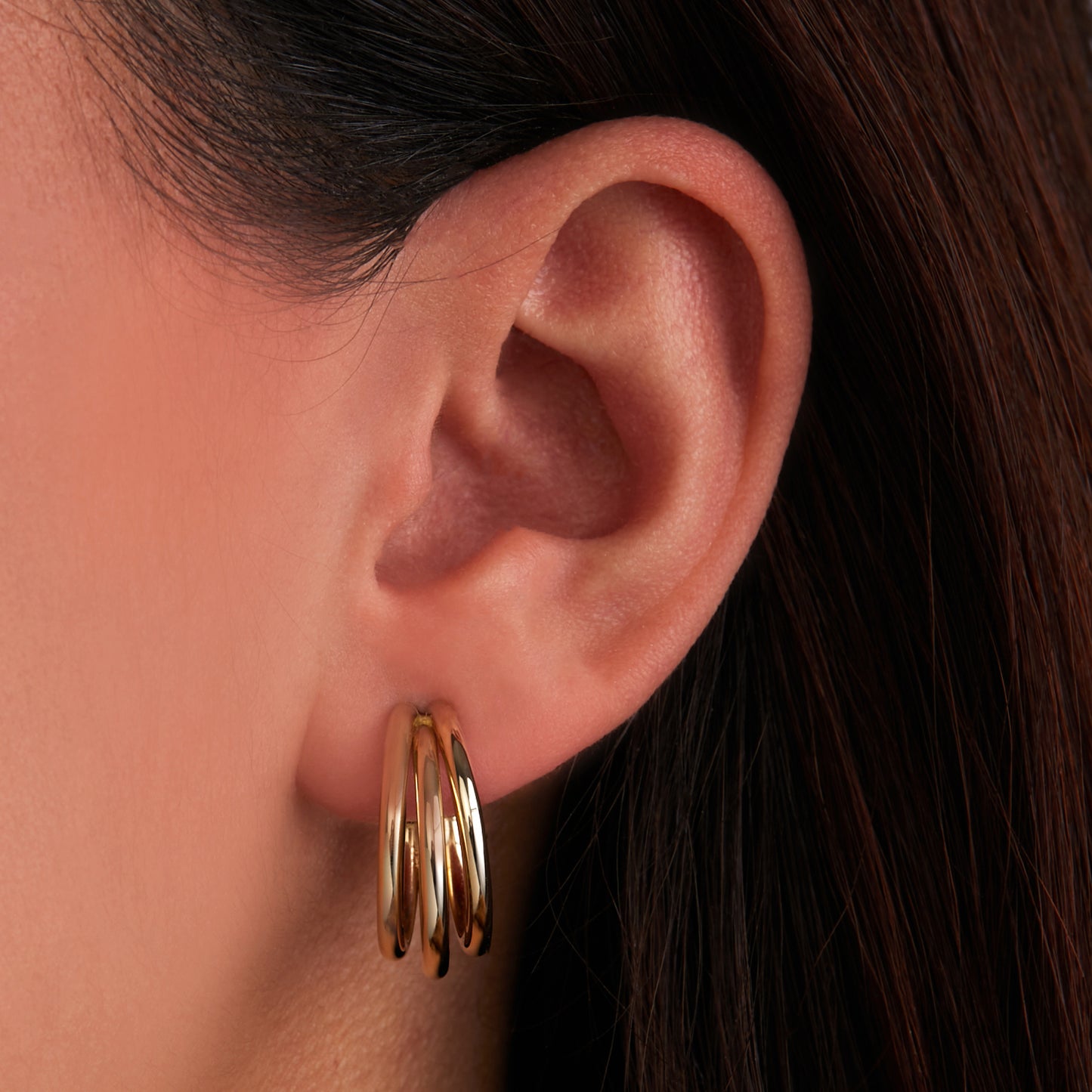 Della Spiga Mariela 9 karat gold hoop earrings (20 mm) - Beloro jewels