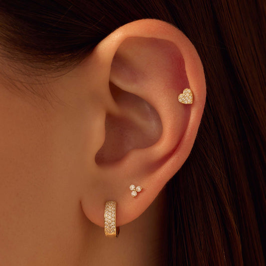 Navigli Isidora 9 karat gold piercing - Beloro jewels