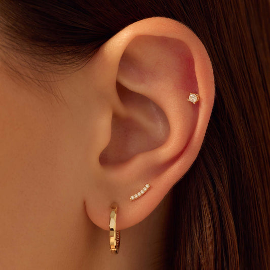 Navigli Isidora 9 karat gold piercing - Beloro jewels