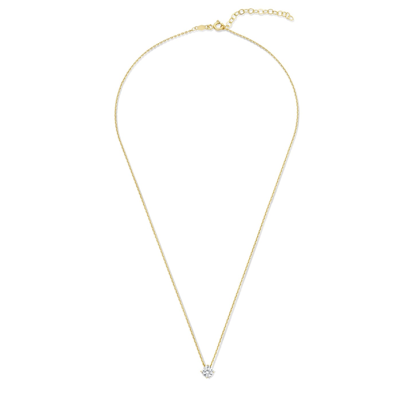 Regalo d'Amore 9 karat gold necklace and ear studs gift set with zirconia - Beloro jewels