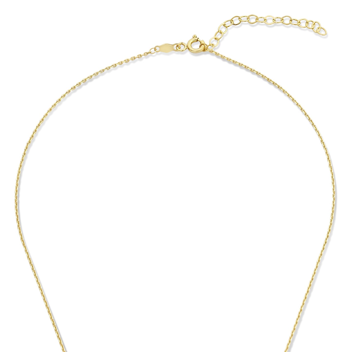 Regalo d'Amore 9 karat gold necklace and ear studs gift set with zirconia - Beloro jewels