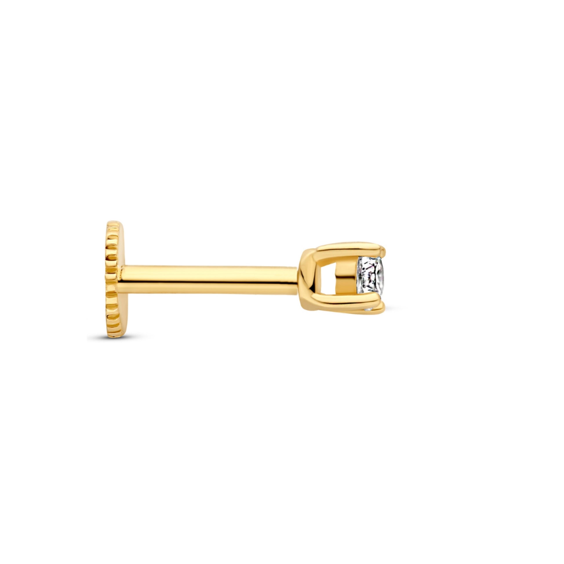 Navigli Isidora 9 karat gold piercing - Beloro jewels