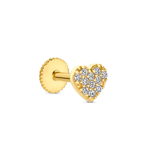 Navigli Isidora 9 karat gold piercing - Beloro jewels