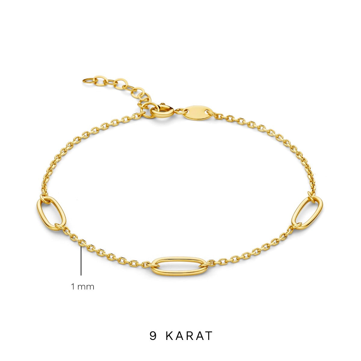 Regalo d'Amore 9 karat gold bracelet gift set - Beloro jewels