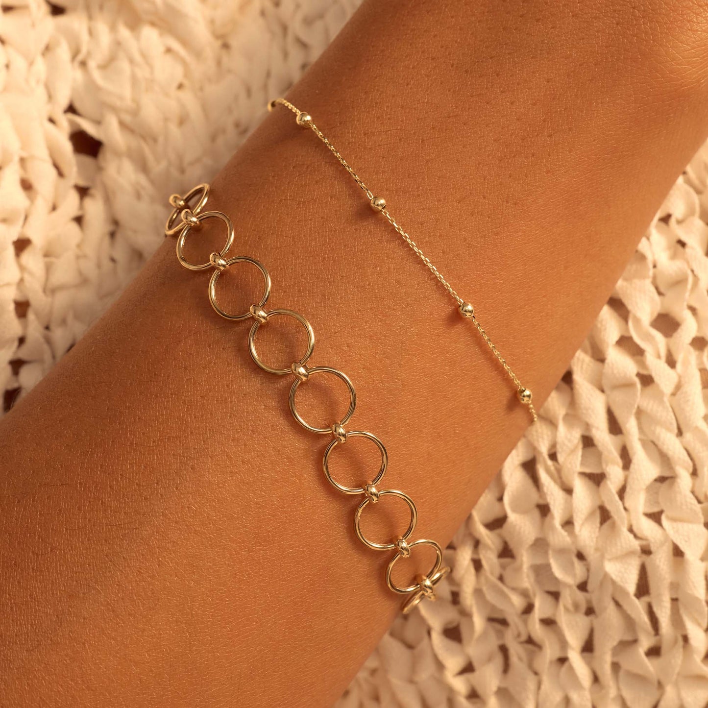 Della Spiga Alda 9 karat gold bracelet - Beloro jewels