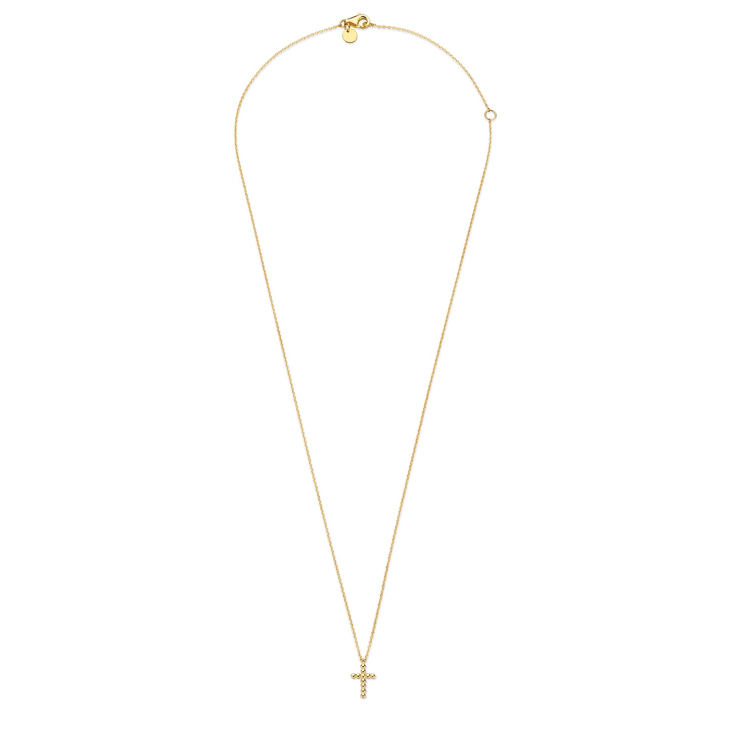 La Rinascente Donatella 9 karat gold necklace with cross - Beloro jewels