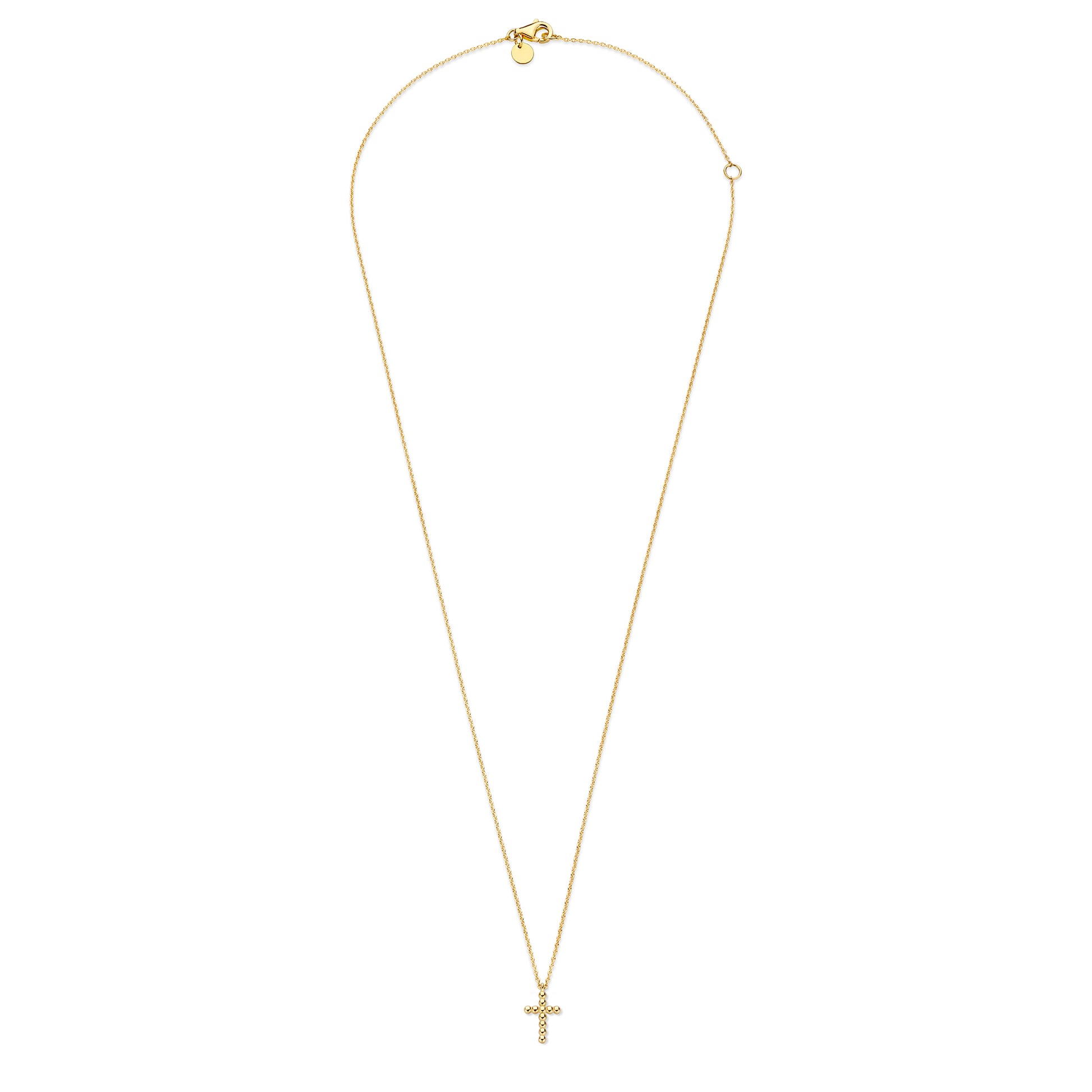 La Rinascente Donatella 9 karat gold necklace with cross - Beloro jewels