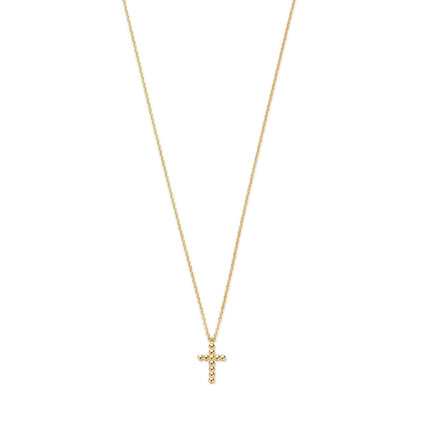 La Rinascente Donatella 9 karat gold necklace with cross - Beloro jewels