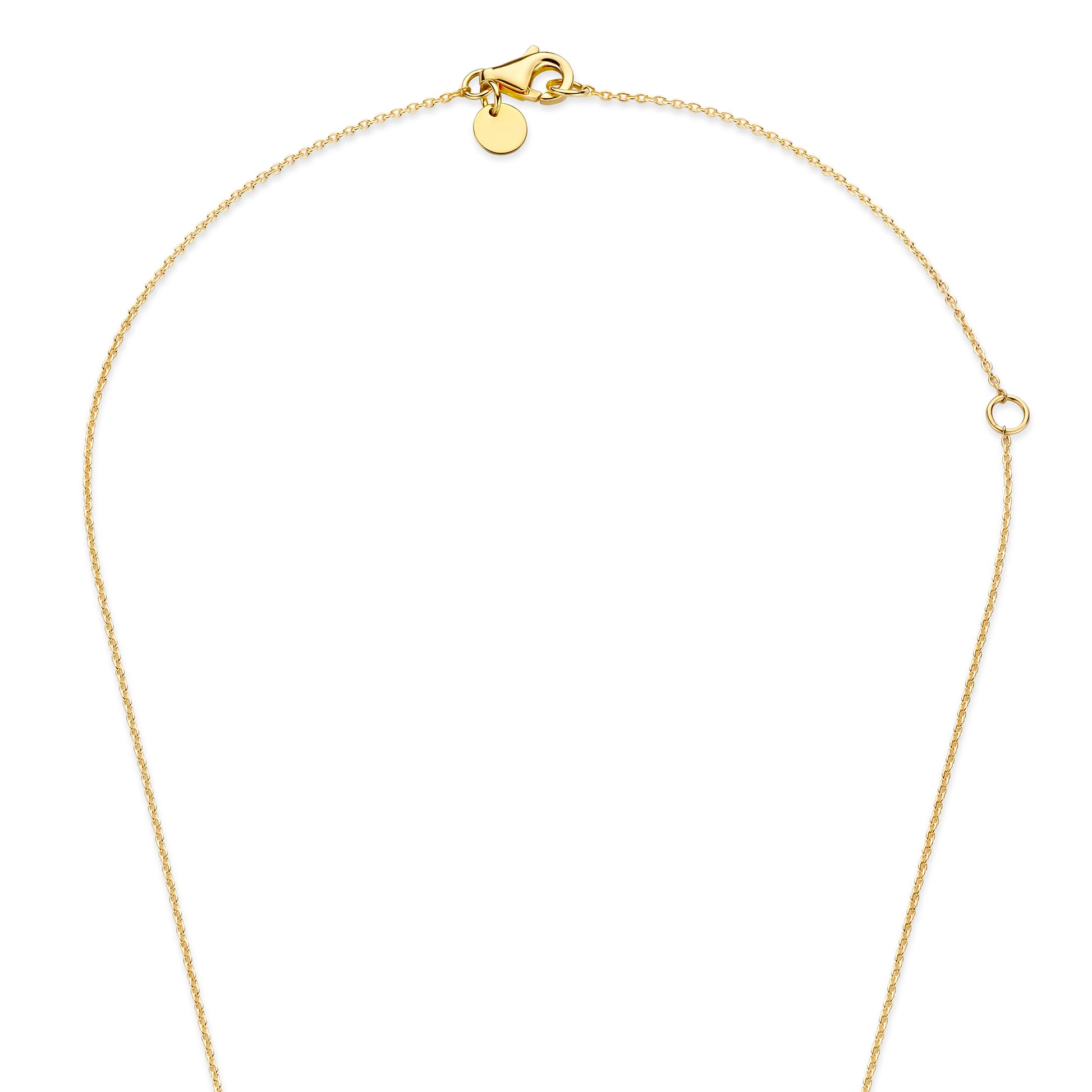 La Rinascente Donatella 9 karat gold necklace with cross - Beloro jewels