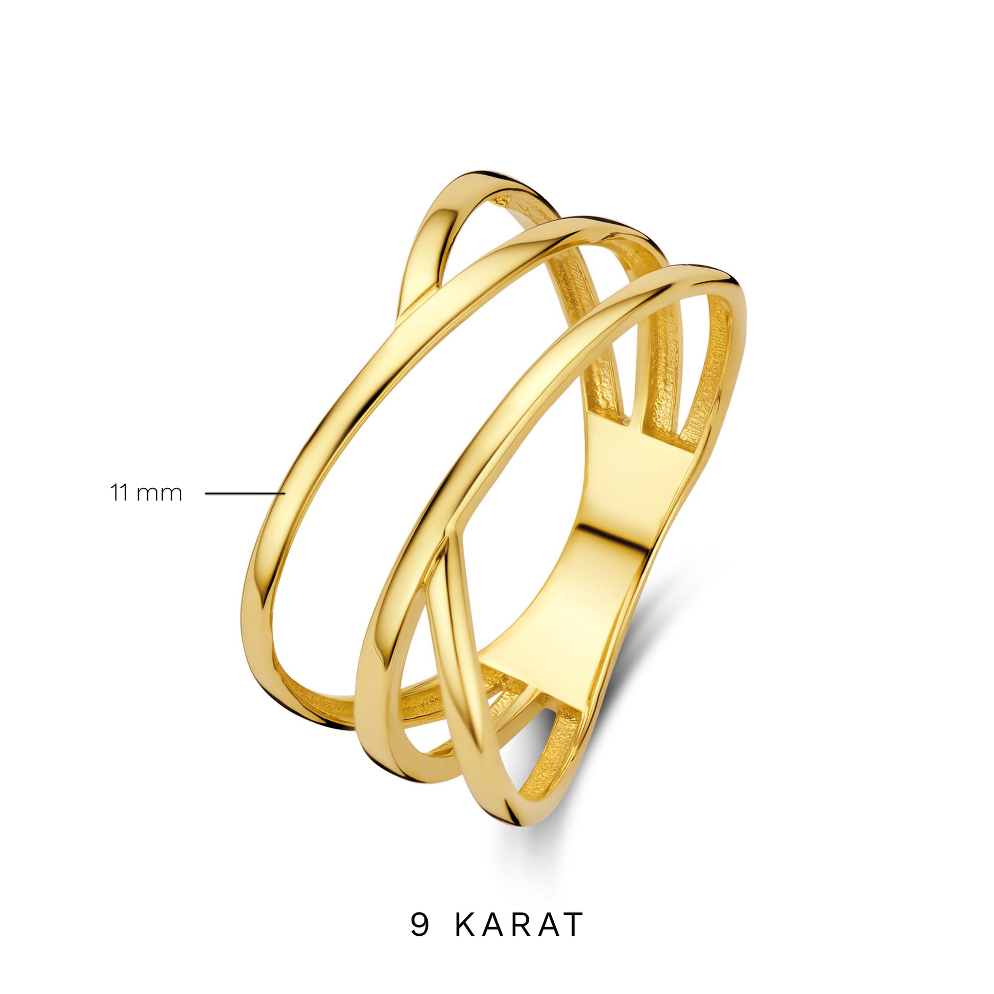 Della Spiga Pia 9 karat gold ring - Beloro jewels