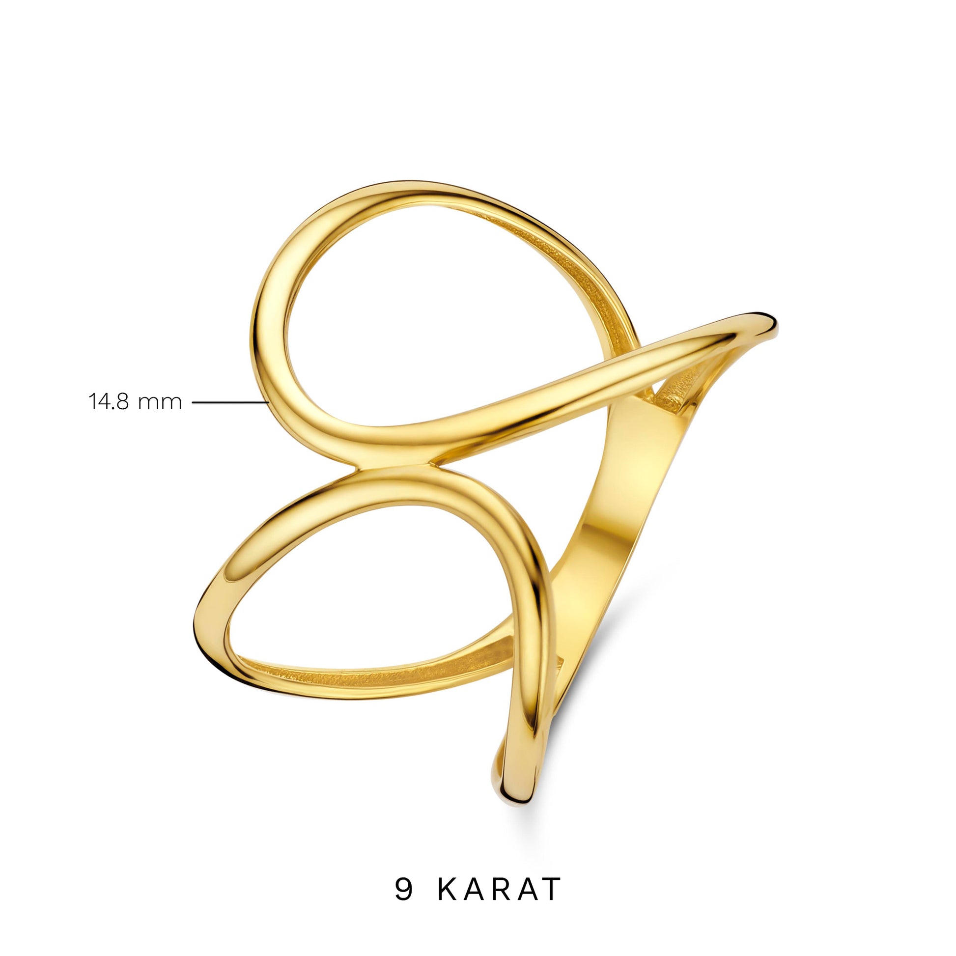 Della Spiga Pia 9 karat gold ring - Beloro jewels