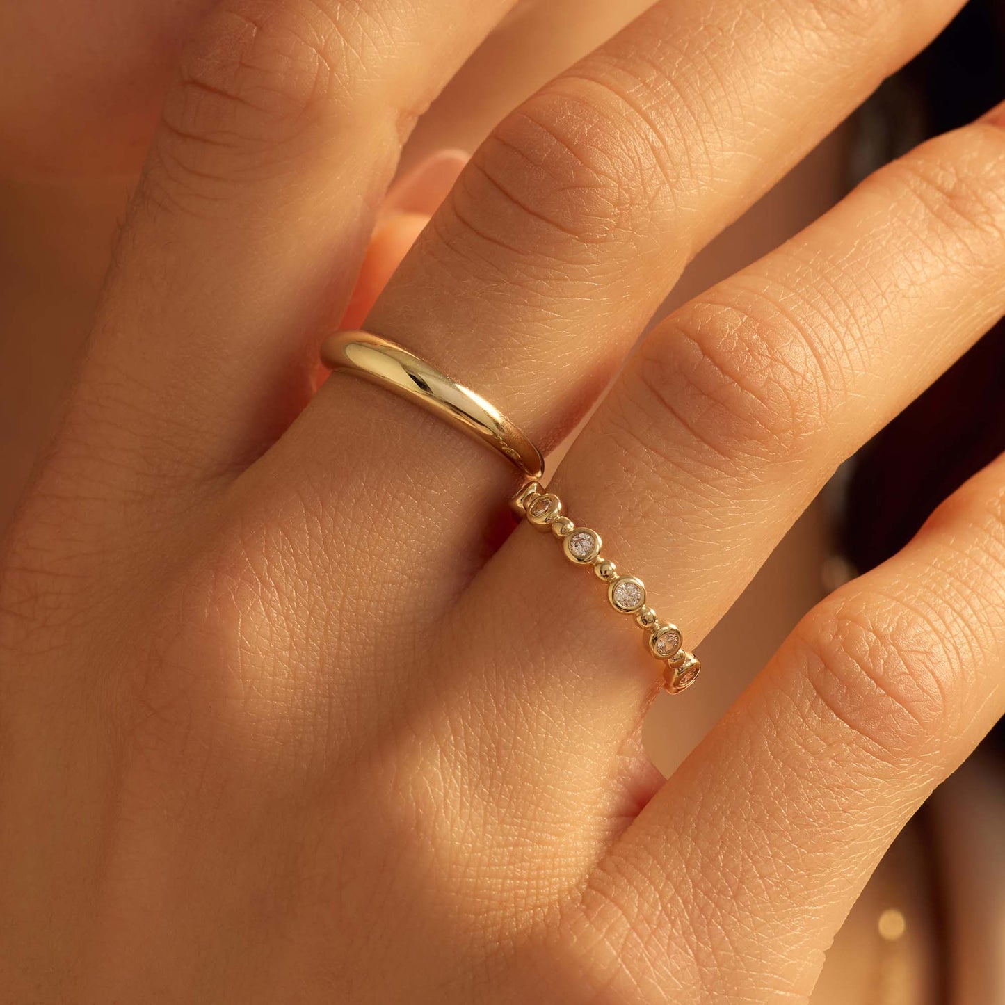 Della Spiga Dome 9 karat gold ring - Beloro jewels