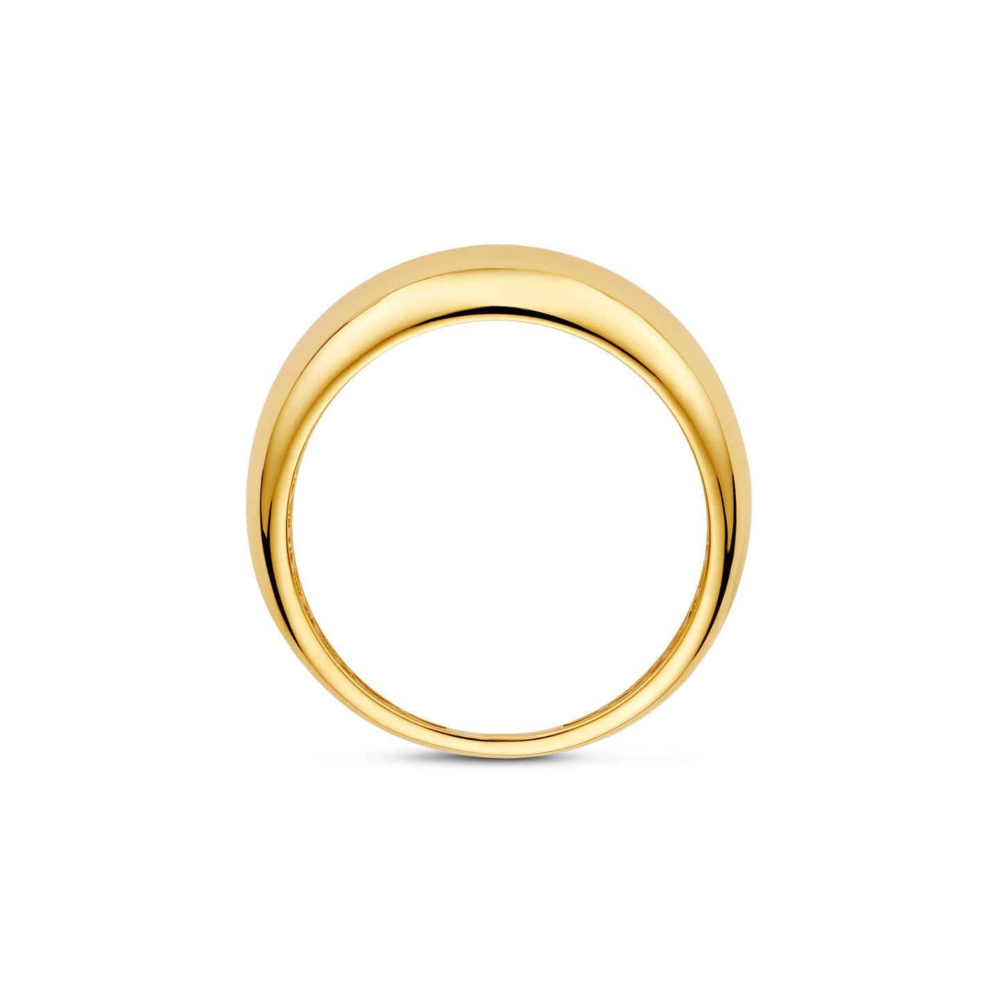 Della Spiga Dome 9 karat gold ring - Beloro jewels