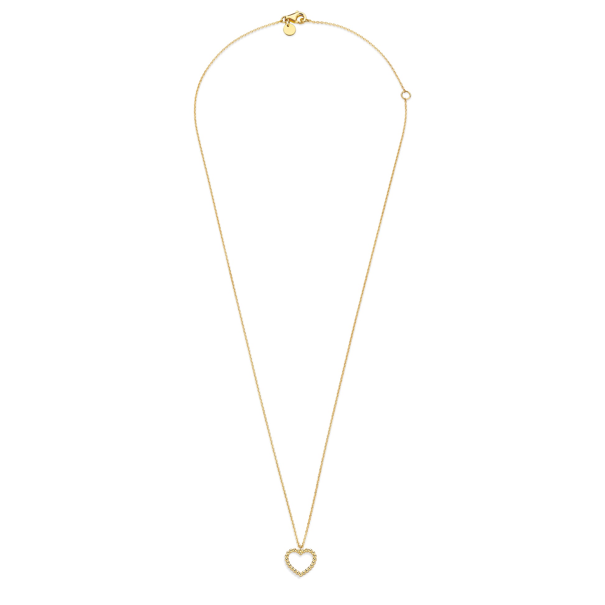 La Rinascente Giulia 9 karat gold necklace with heart - Beloro jewels