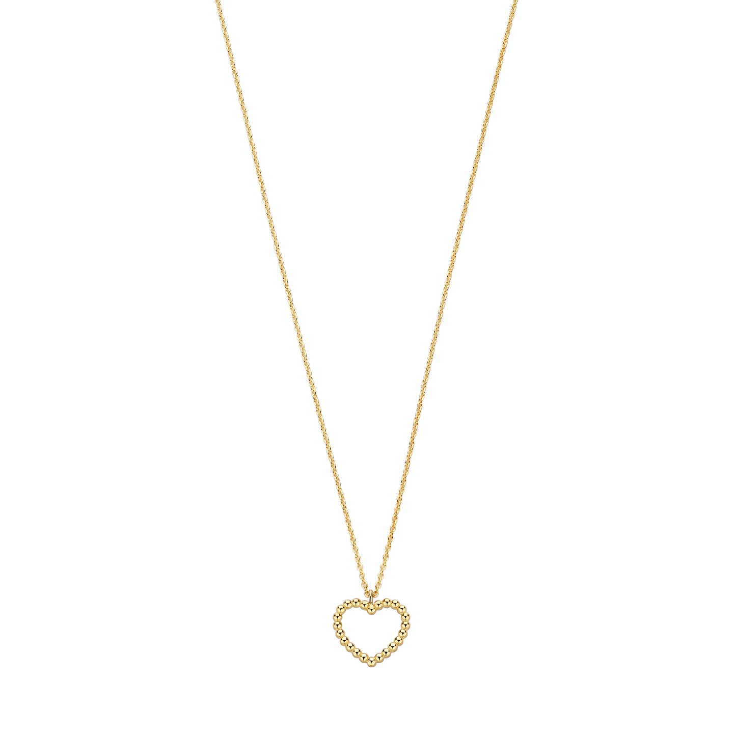 La Rinascente Giulia 9 karat gold necklace with heart - Beloro jewels