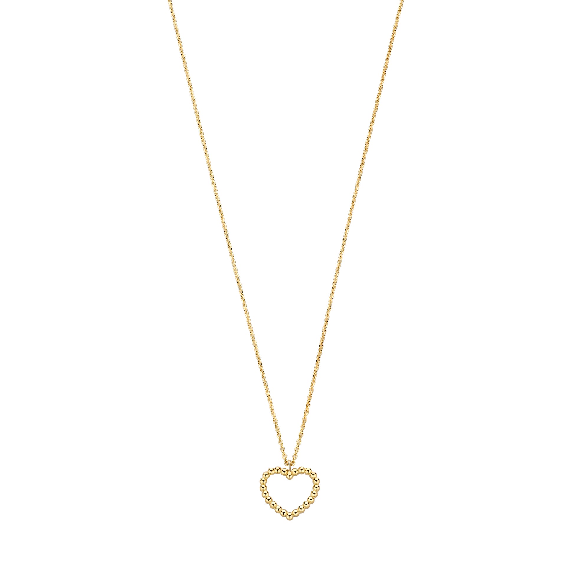 La Rinascente Giulia 9 karat gold necklace with heart - Beloro jewels