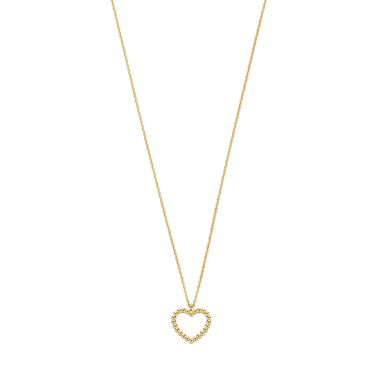 La Rinascente Giulia 9 karat gold necklace with heart - Beloro jewels