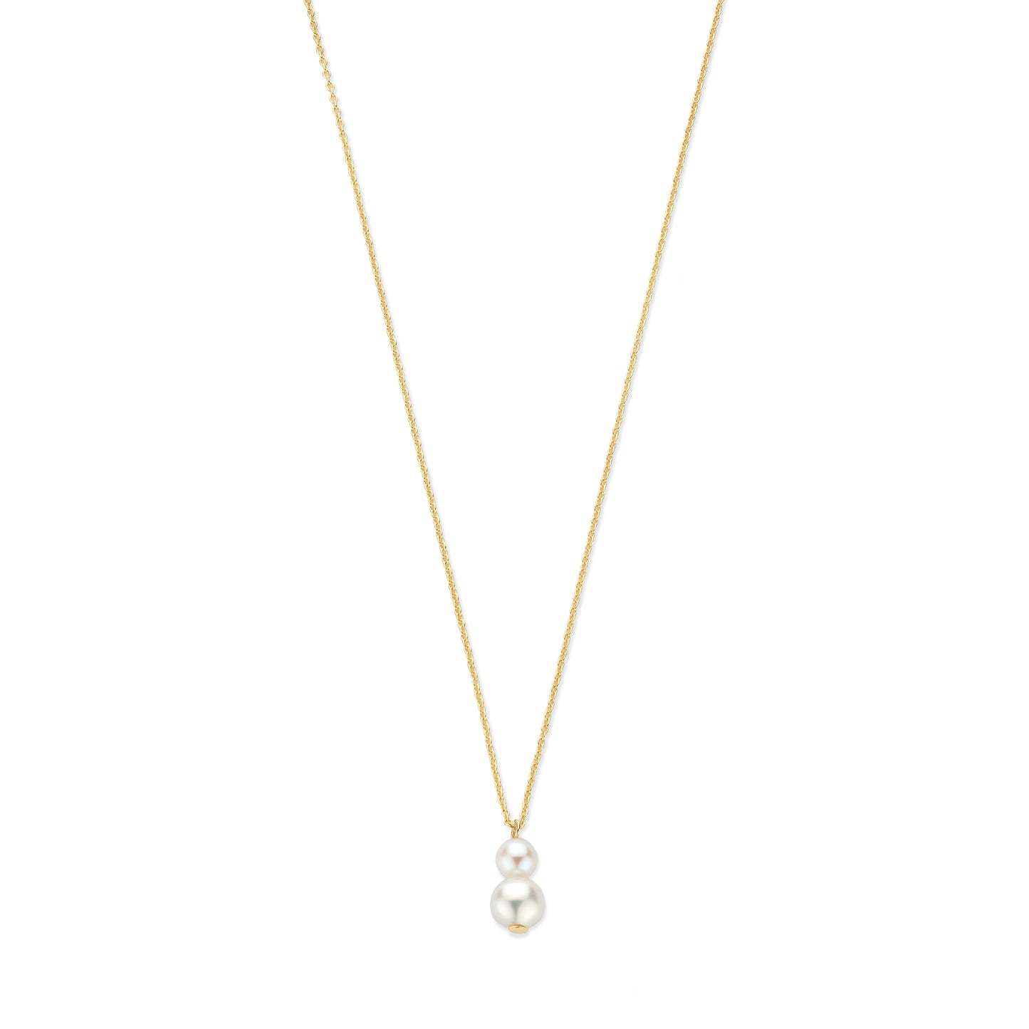 Monte Napoleone Perla 9 karat gold necklace with pearls - Beloro jewels