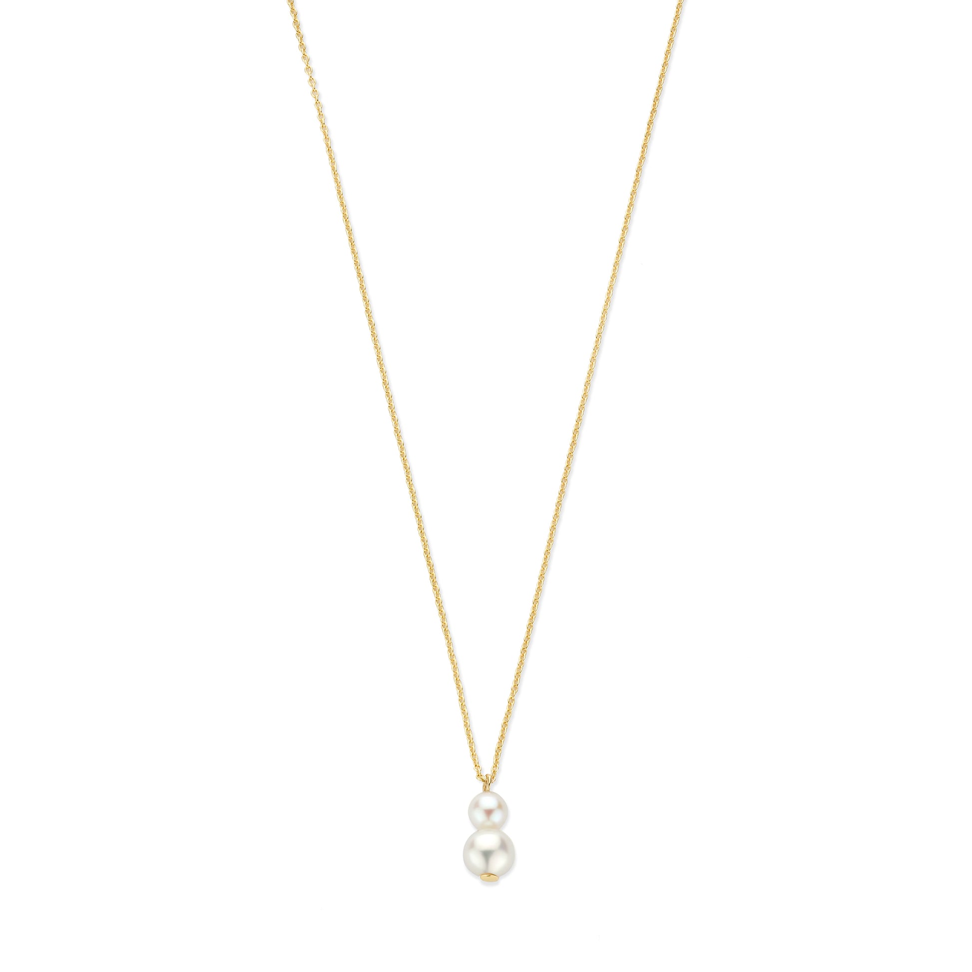 Monte Napoleone Perla 9 karat gold necklace with pearls - Beloro jewels