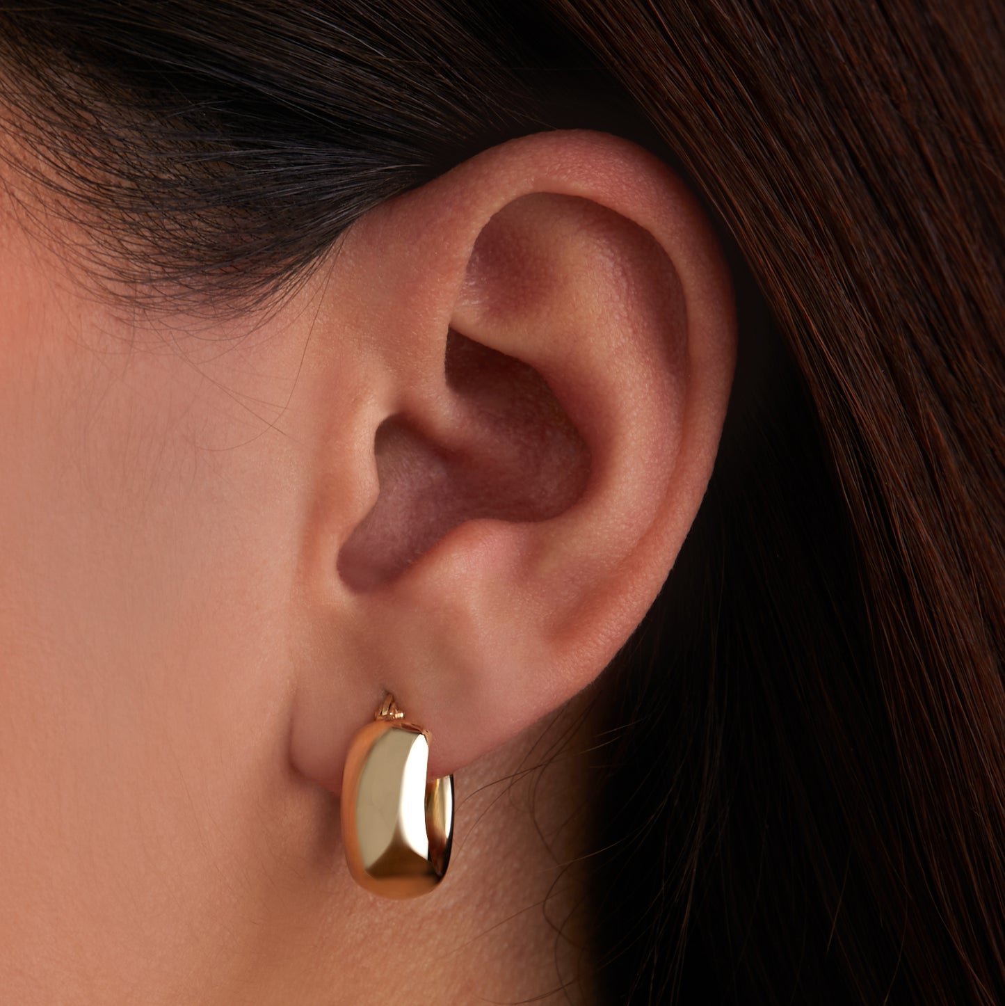 Regalo d'Amore 9 karat gold hoop earrings gift set - Beloro jewels