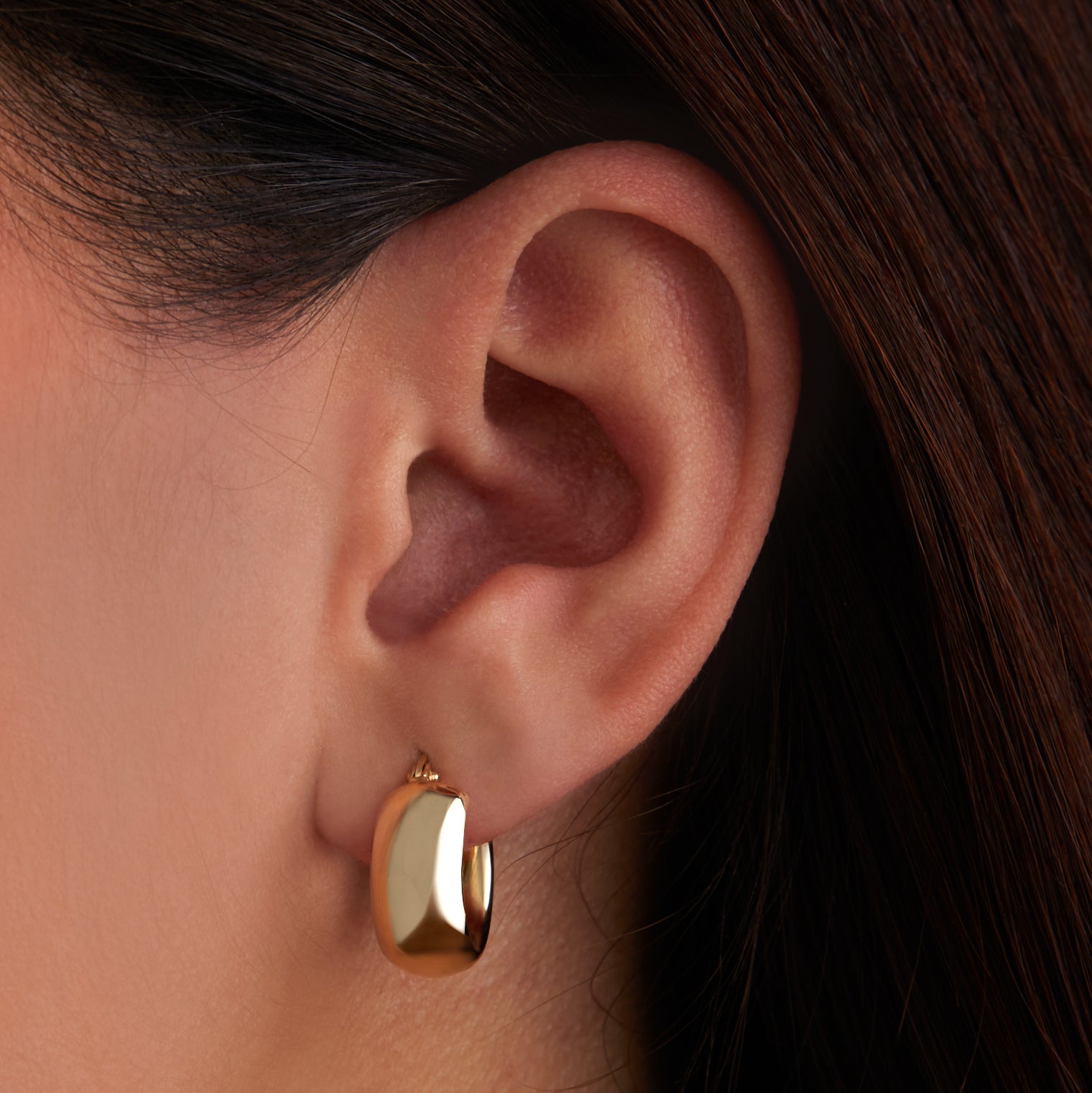 Regalo d'Amore 9 karat gold hoop earrings gift set - Beloro jewels