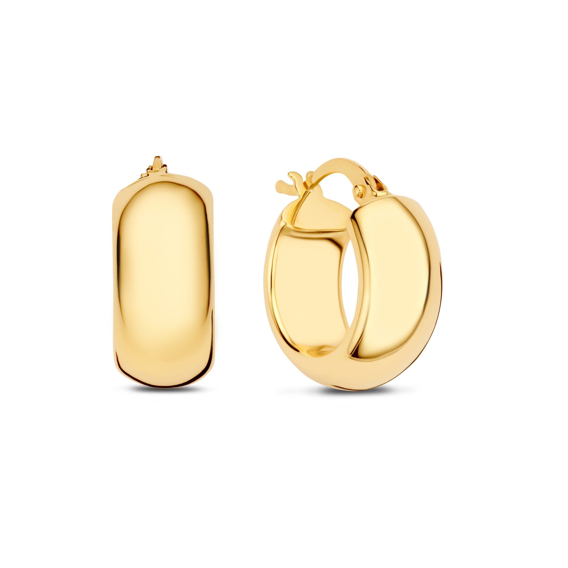 Regalo d'Amore 9 karat gold hoop earrings gift set - Beloro jewels
