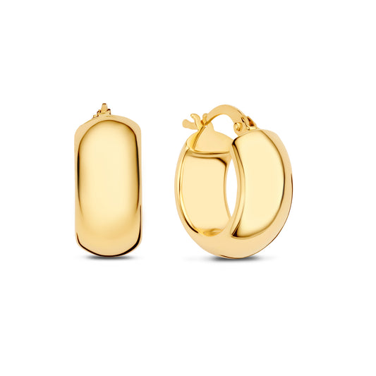 Regalo d'Amore 9 karat gold hoop earrings gift set - Beloro jewels
