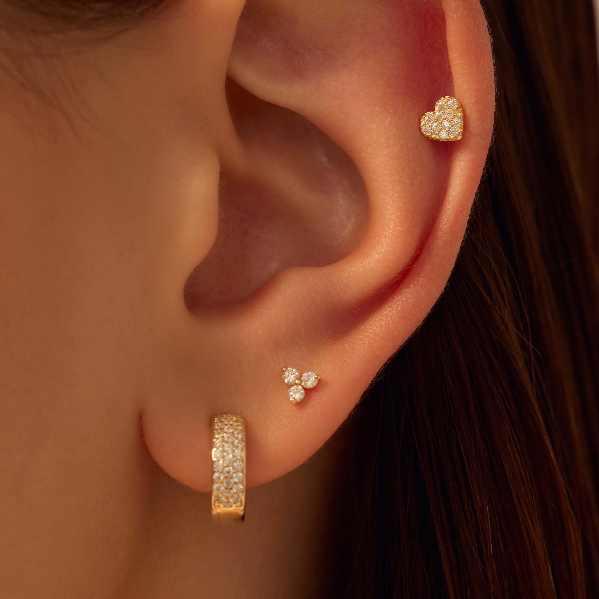 Navigli Isidora 9 karat gold piercing - Beloro jewels