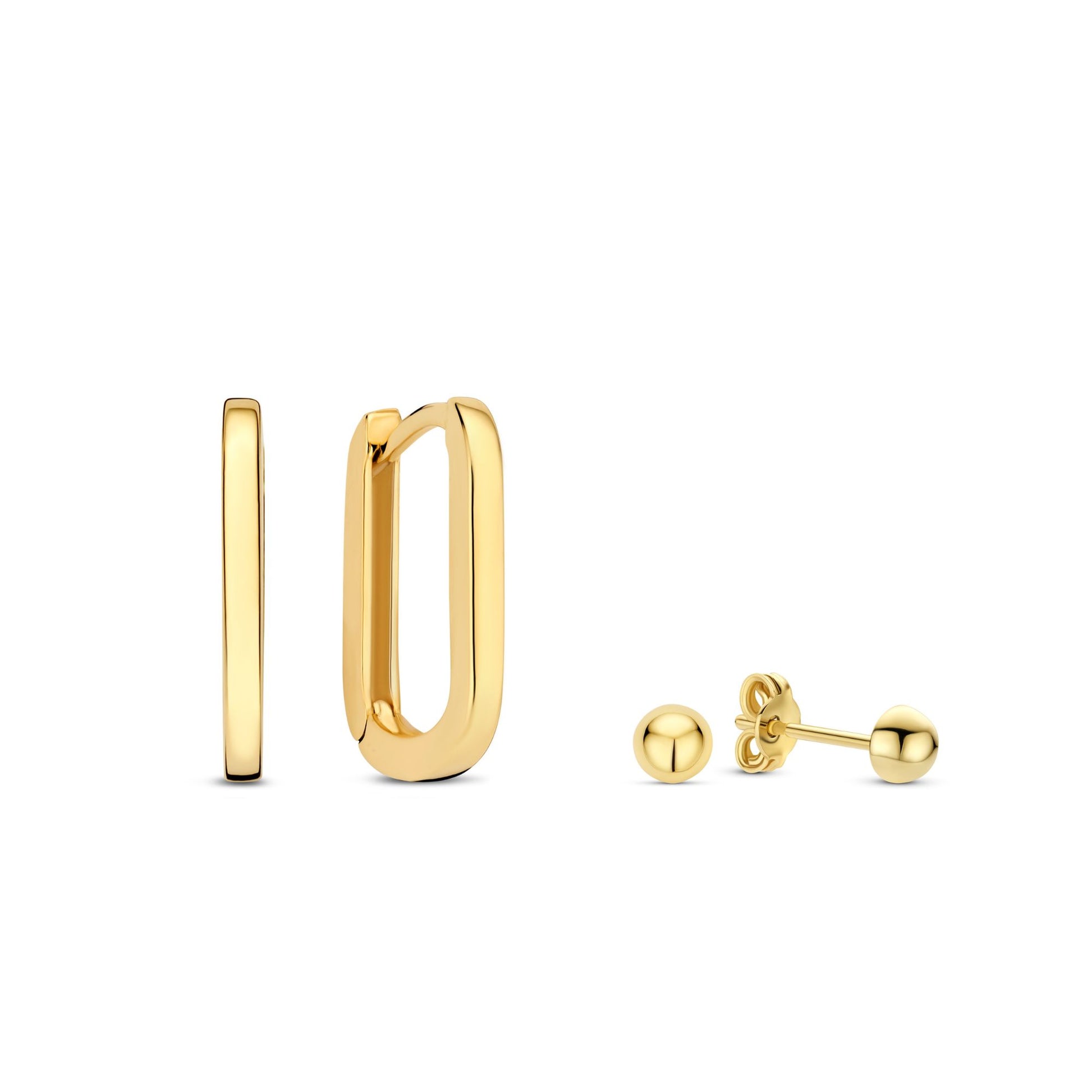 Regalo d'Amore 9 karaat gold earrings set - Beloro jewels