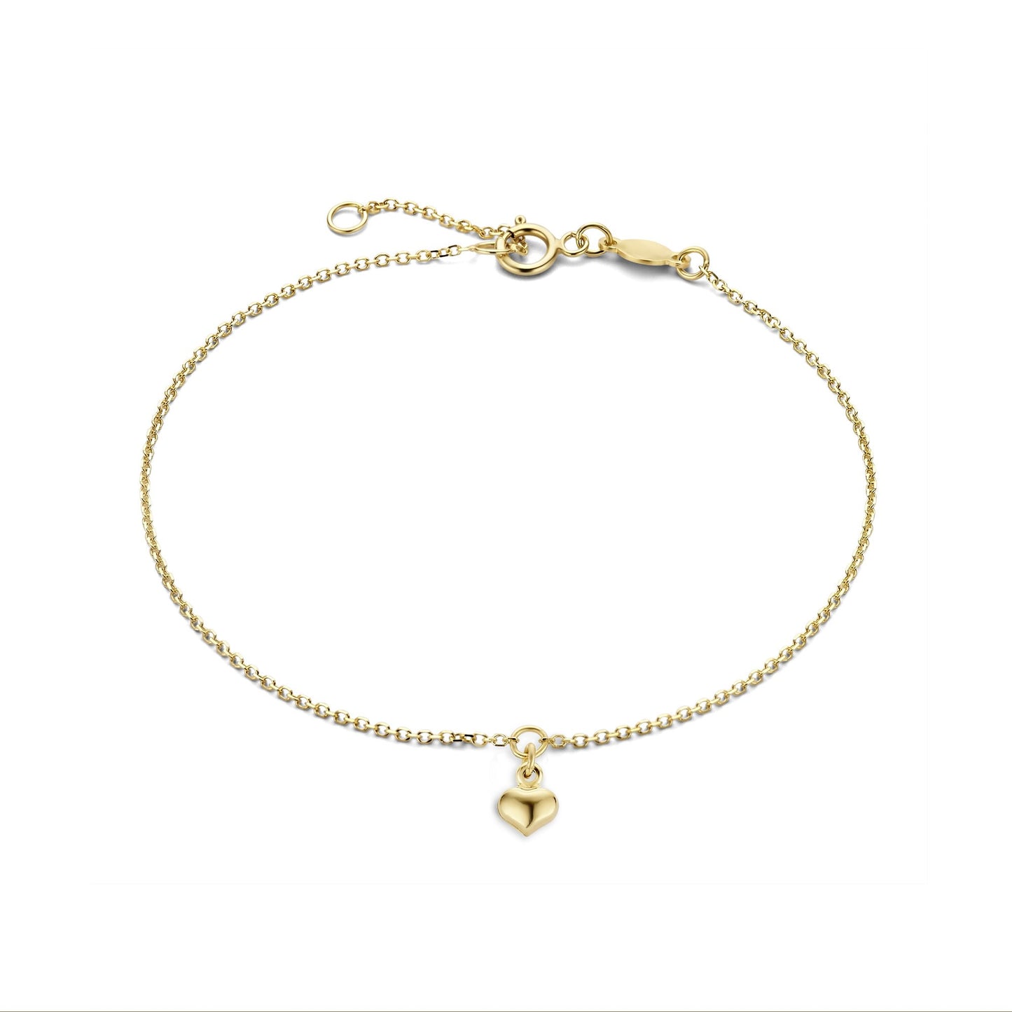 Della Spiga Giulietta 9 karat gold bracelet with heart - Beloro jewels