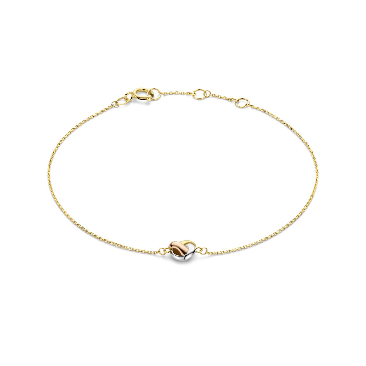 Della Spiga Mira 9 karat gold bracelet with knot - Beloro jewels