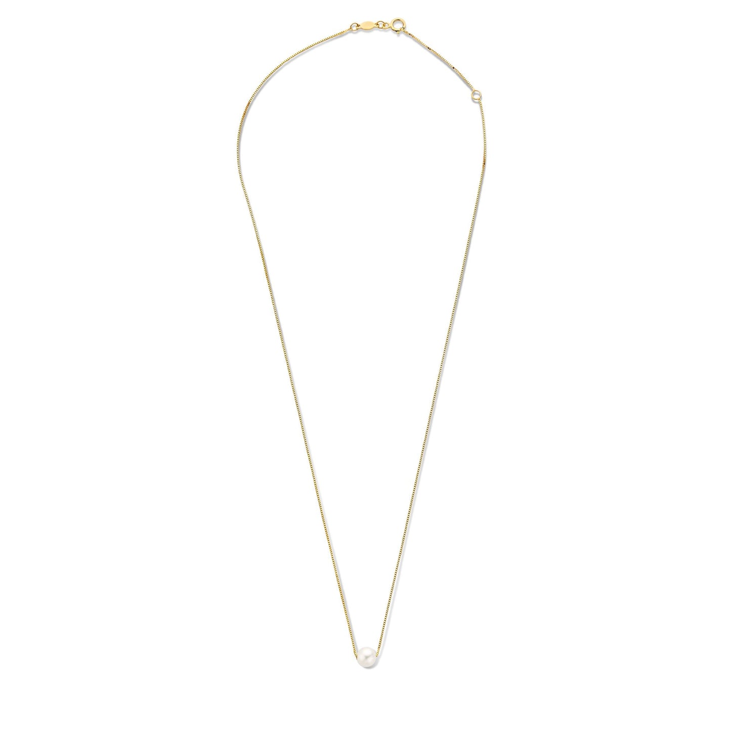 Monte Napoleone Perla 9 karat gold necklace with pearl - Beloro jewels