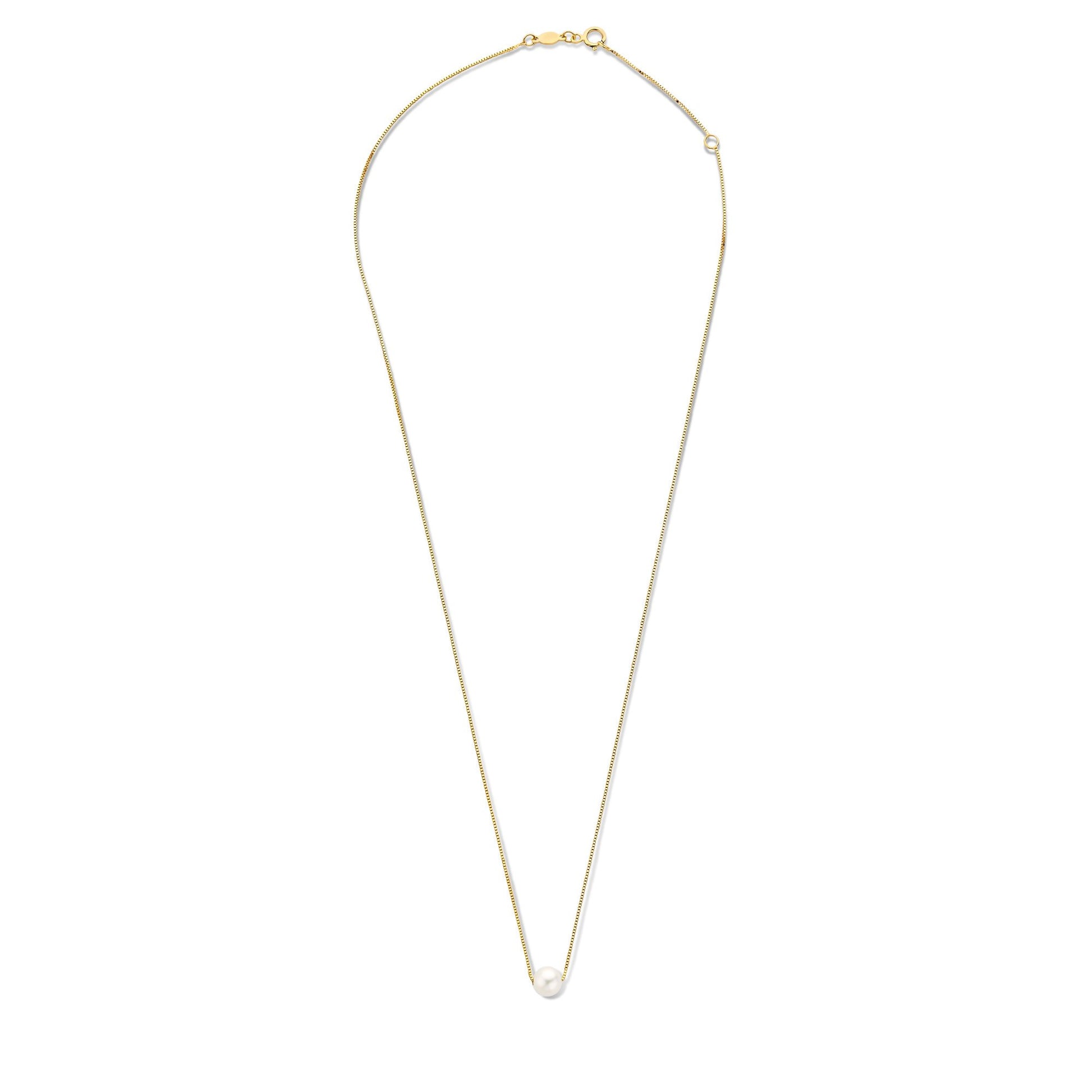 Monte Napoleone Perla 9 karat gold necklace with pearl - Beloro jewels