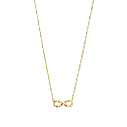 Della Spiga Felicia 9 karat gold necklace with infinity sign - Beloro jewels