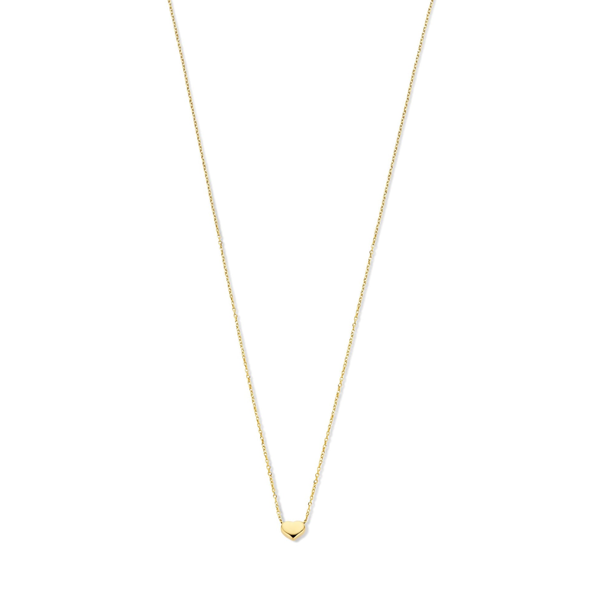 Della Spiga Giulietta 9 karat gold necklace with heart - Beloro jewels