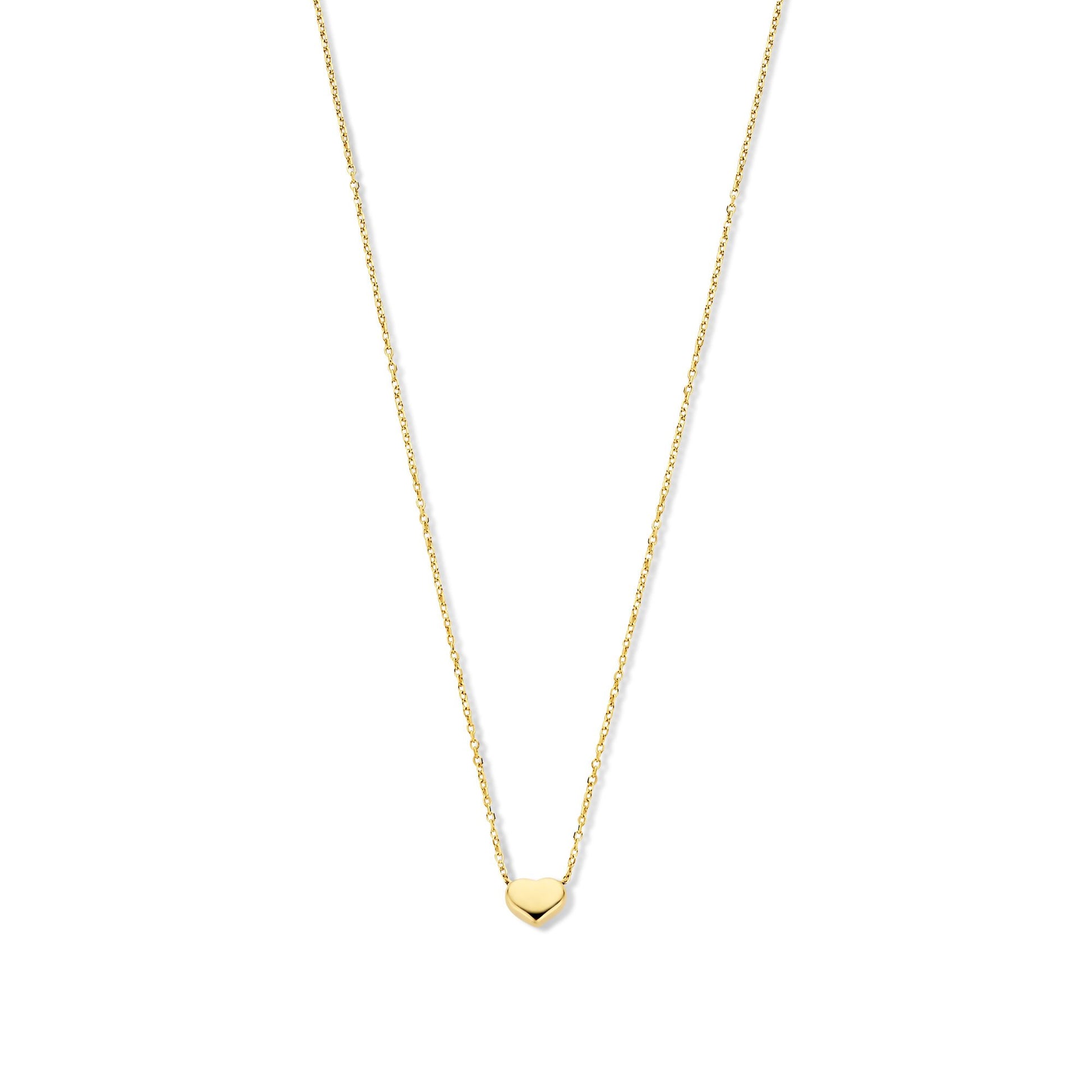 Della Spiga Giulietta 9 karat gold necklace with heart - Beloro jewels