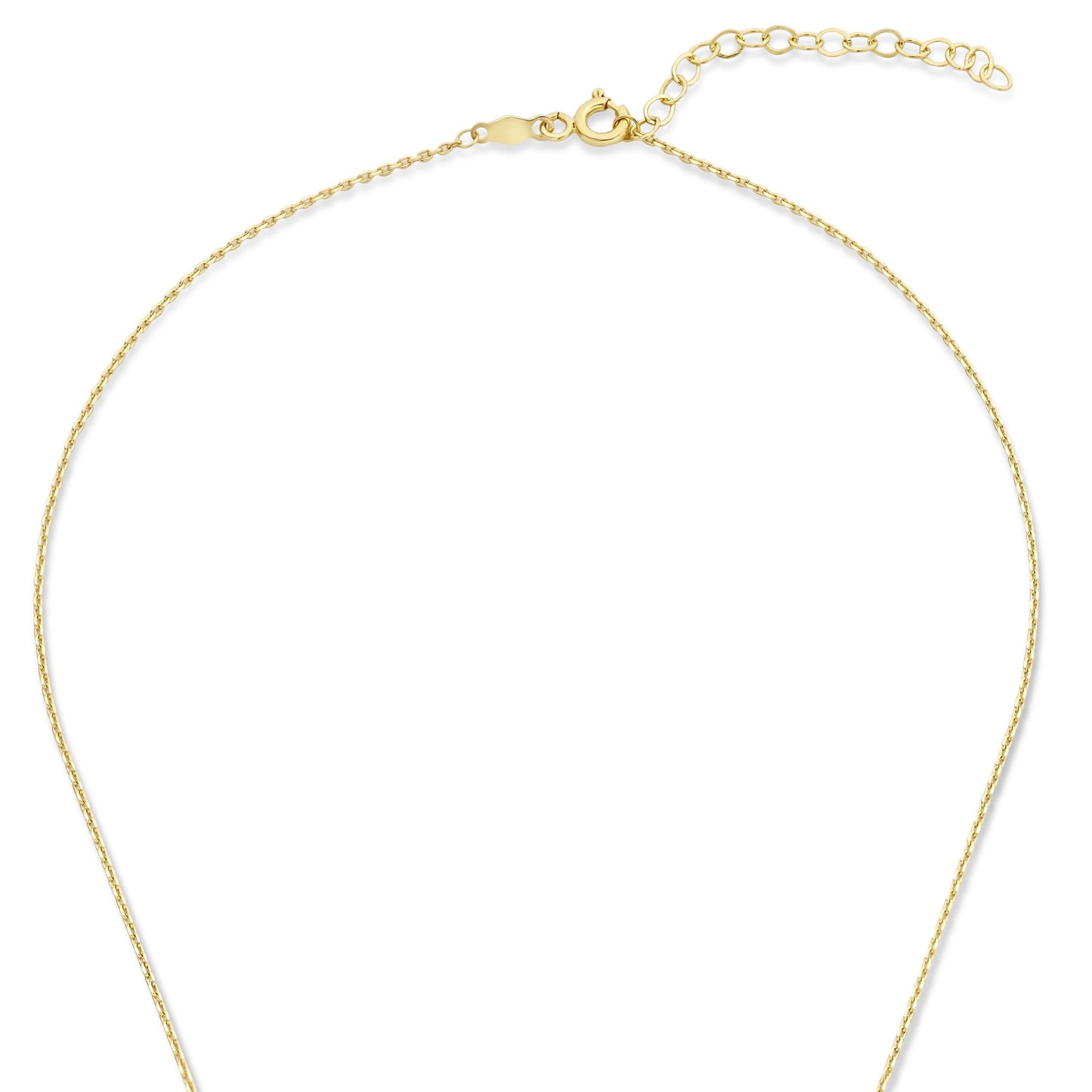Monte Napoleone Lucilla 9 karat gold necklace with zirconia stones - Beloro jewels
