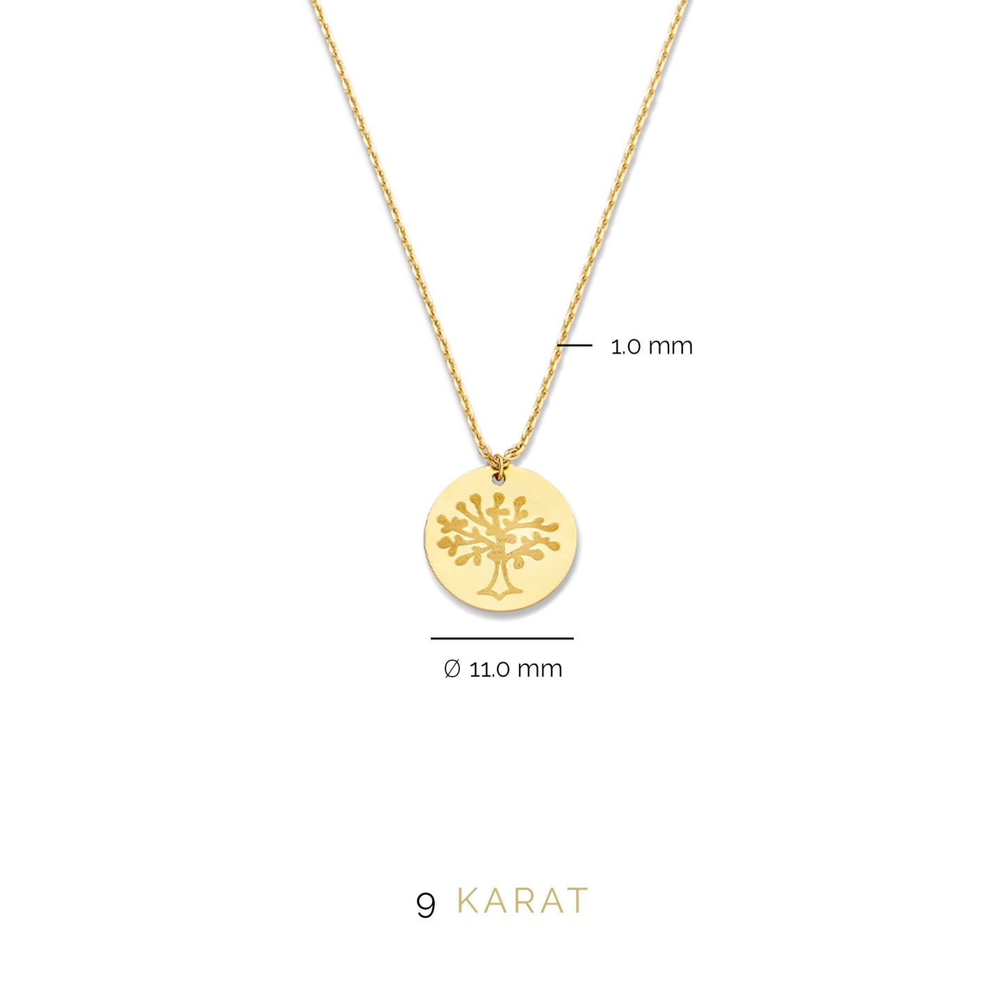 La Rinascente Ornella 9 karat gold necklace - Beloro jewels