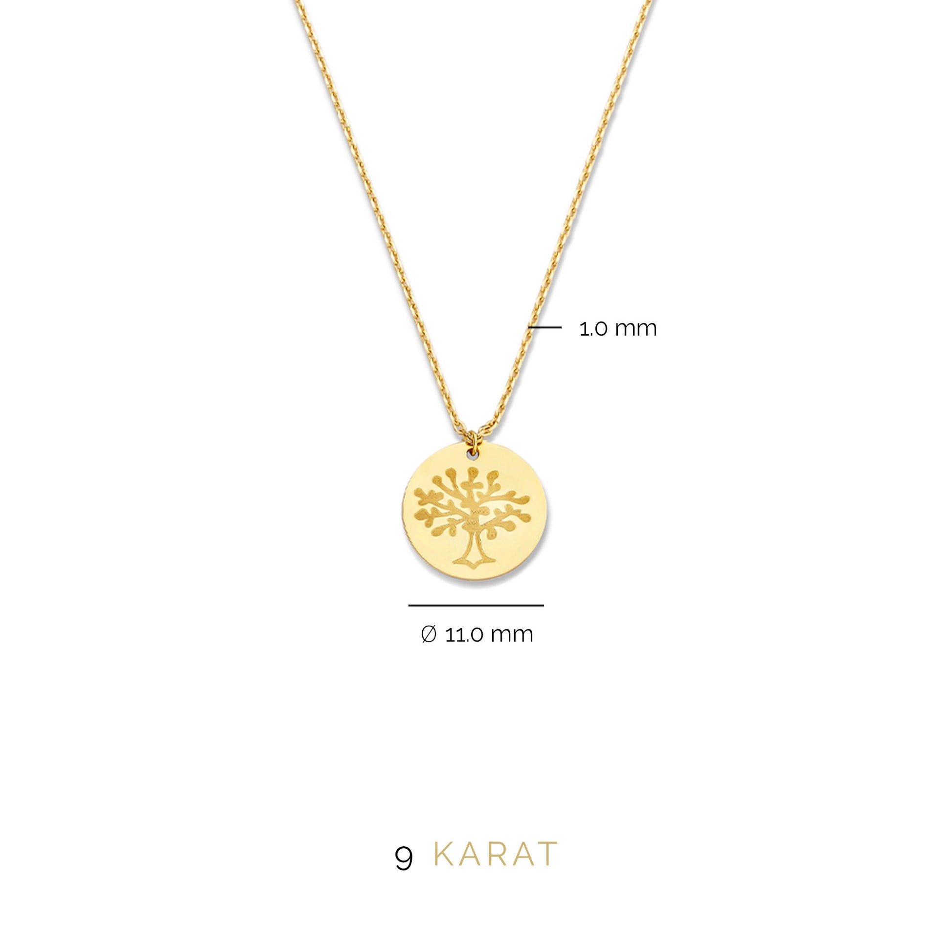 La Rinascente Ornella 9 karat gold necklace - Beloro jewels