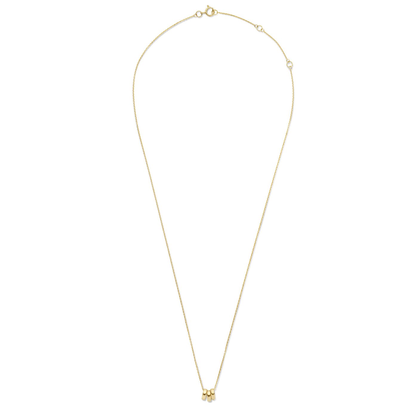 Regalo d'Amore 9 karat necklace and hoop earrings gift set - Beloro jewels