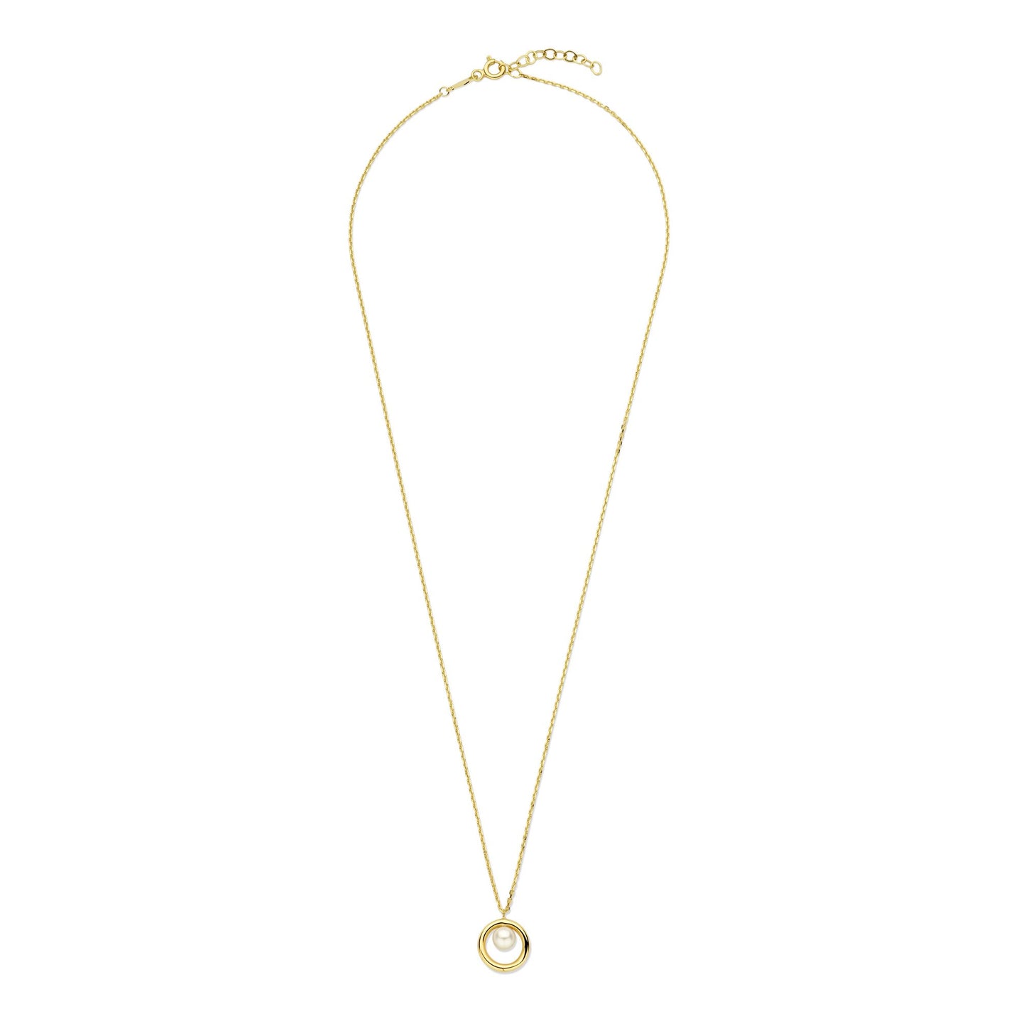 Monte Napoleone Perla 9 karat gold necklace with pearl - Beloro jewels