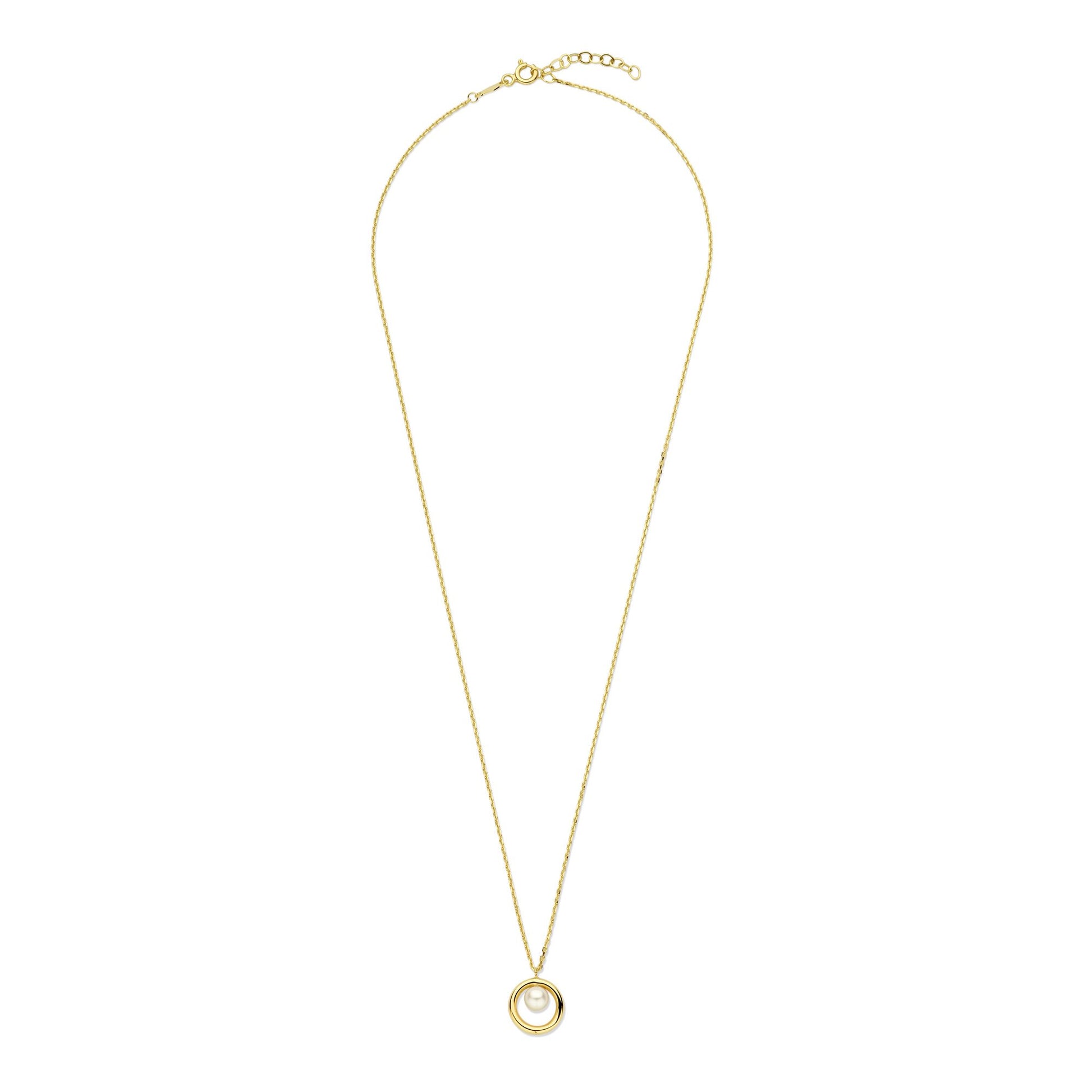 Monte Napoleone Perla 9 karat gold necklace with pearl - Beloro jewels