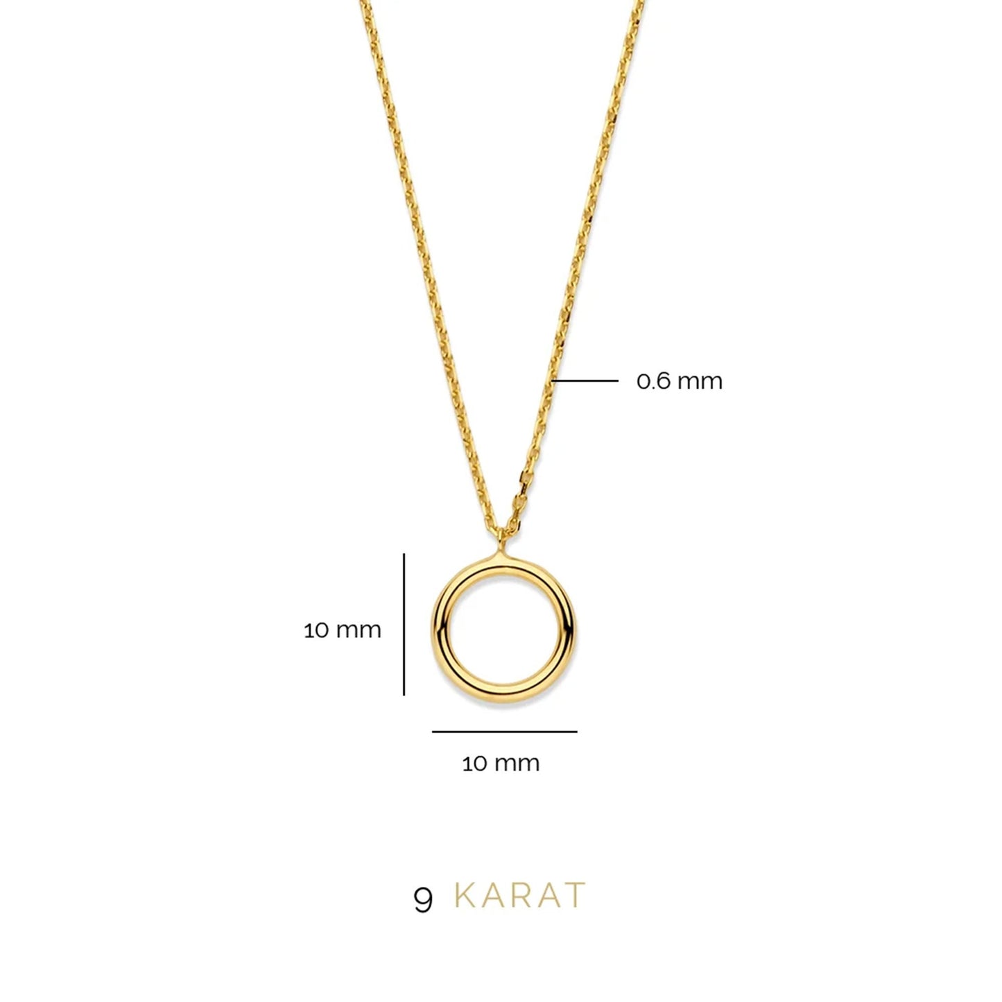 La Rinascente Velia 9 karat gold necklace - Beloro jewels