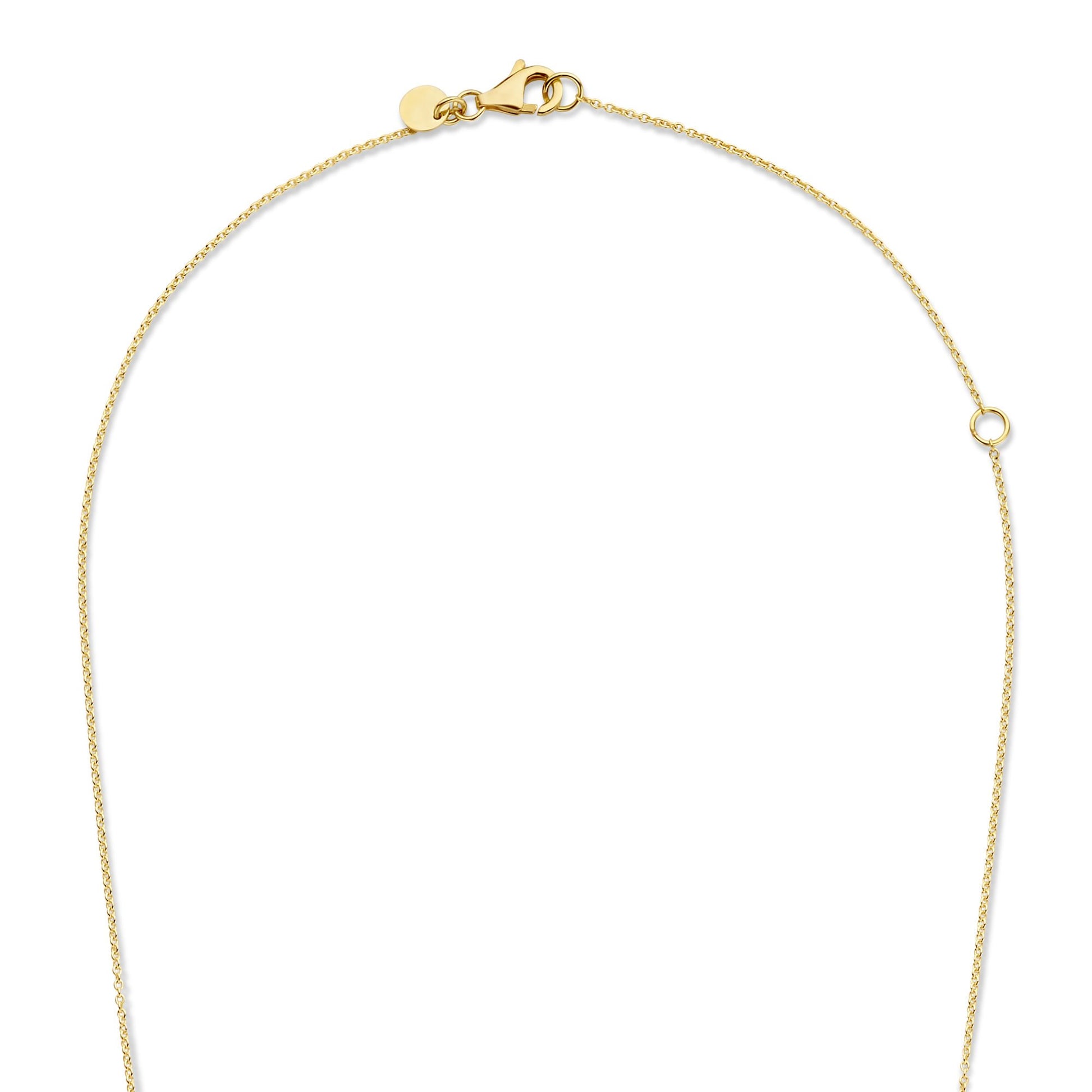La Rinascente Donetta 9 karat gold necklace with oval bars - Beloro jewels