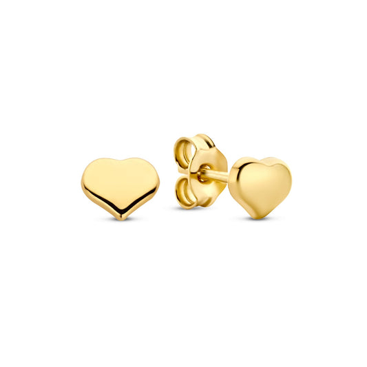 Regalo d'Amore 9 karat gold earring set with heart - Beloro jewels