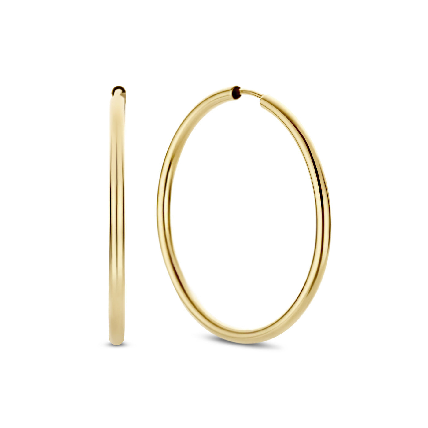 La Rinascente Constanza 9 karat gold hoop earrings (31 mm) - Beloro jewels